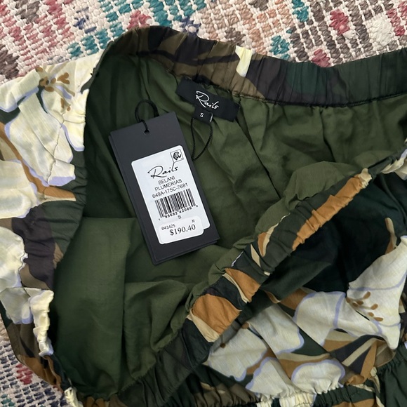 NWT Rails Selani Floral Plumeria One-Shoulder Cotton Midi Dress Small - Picture 10 of 10